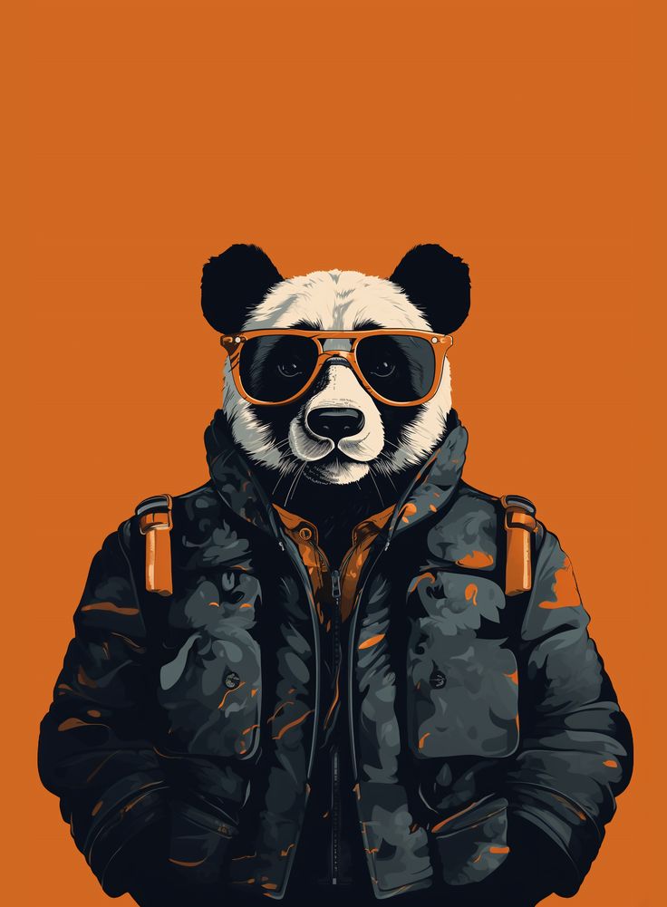 والپیپر minimal - cool animals با کیفیت فری والز